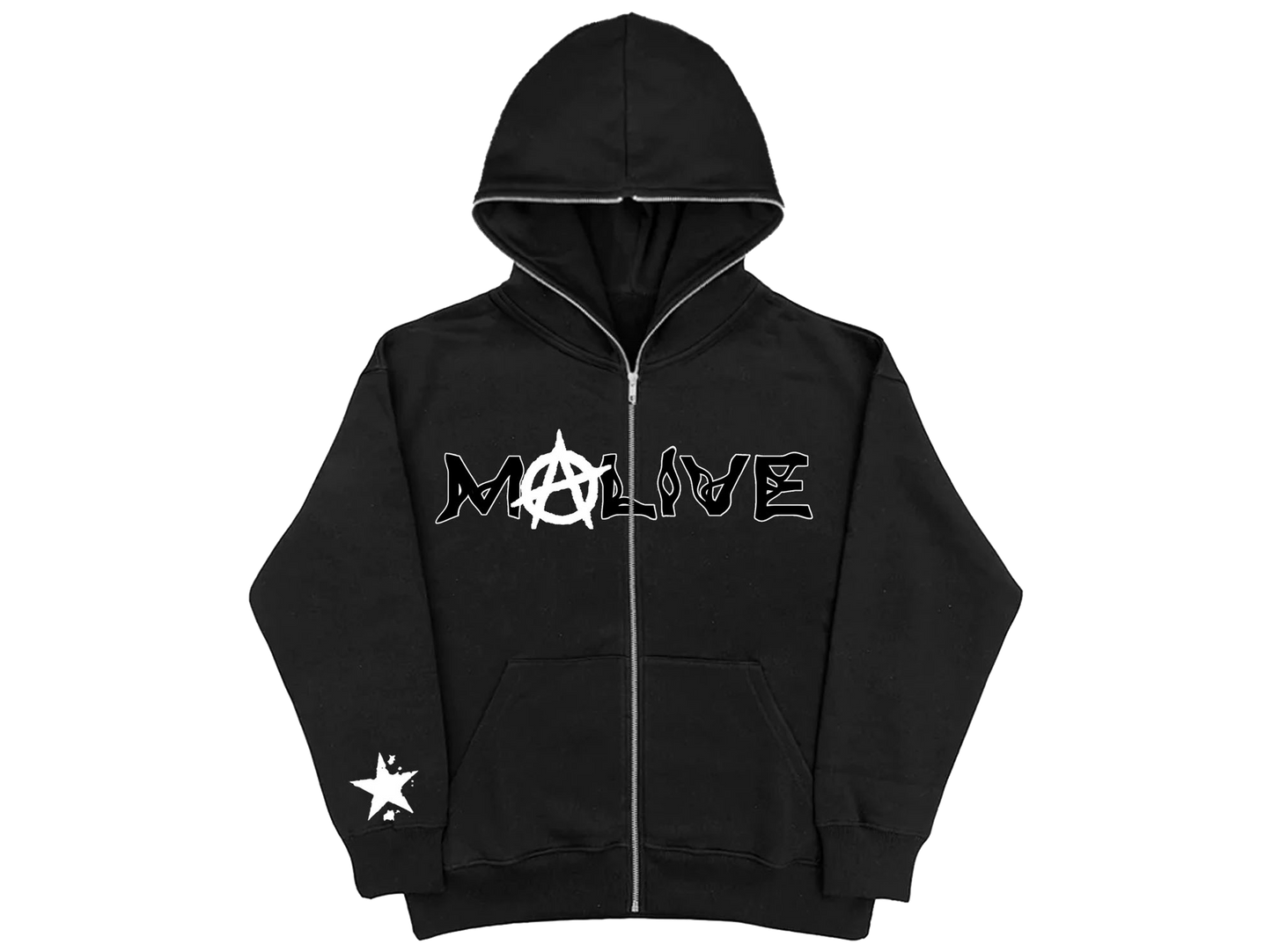 Malive Anarchy Full-zip Hoodie